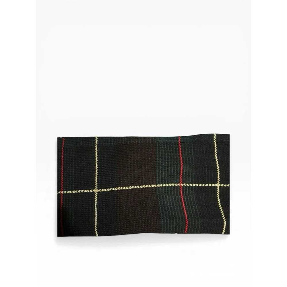 Zara Man Tartan Plaid Blanket Neck Scarf